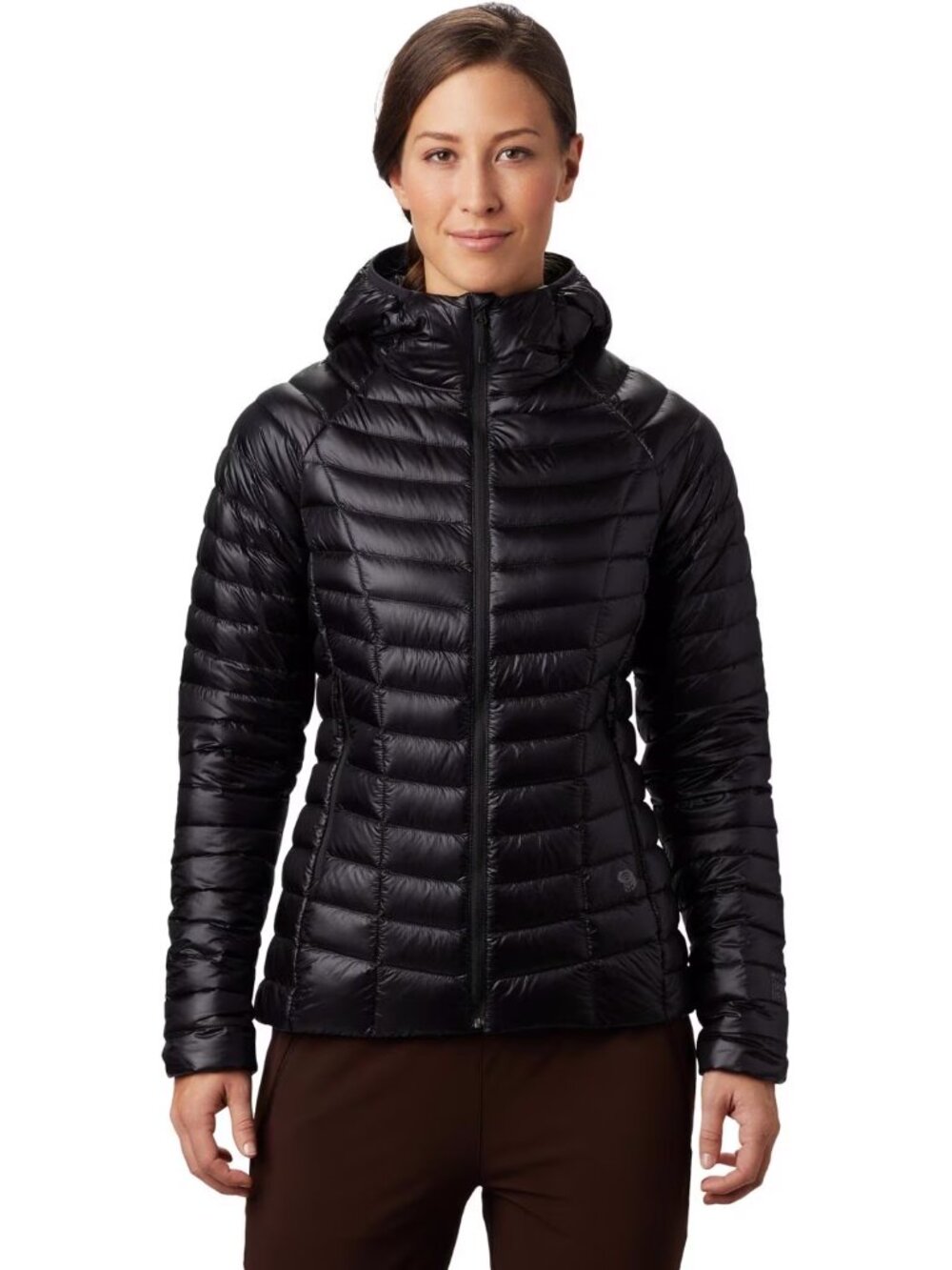 Mountain Hardwear Women's Ghost Whisperer Down Hoody Jacket Black Ultralight - Picture 3 of 6